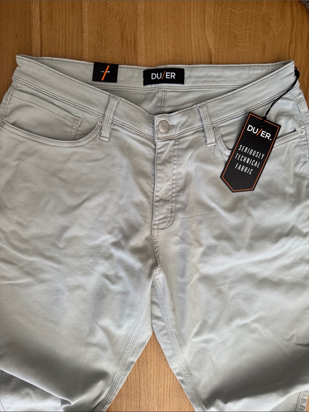 DU/ER no sweat pants- fog color new with tags